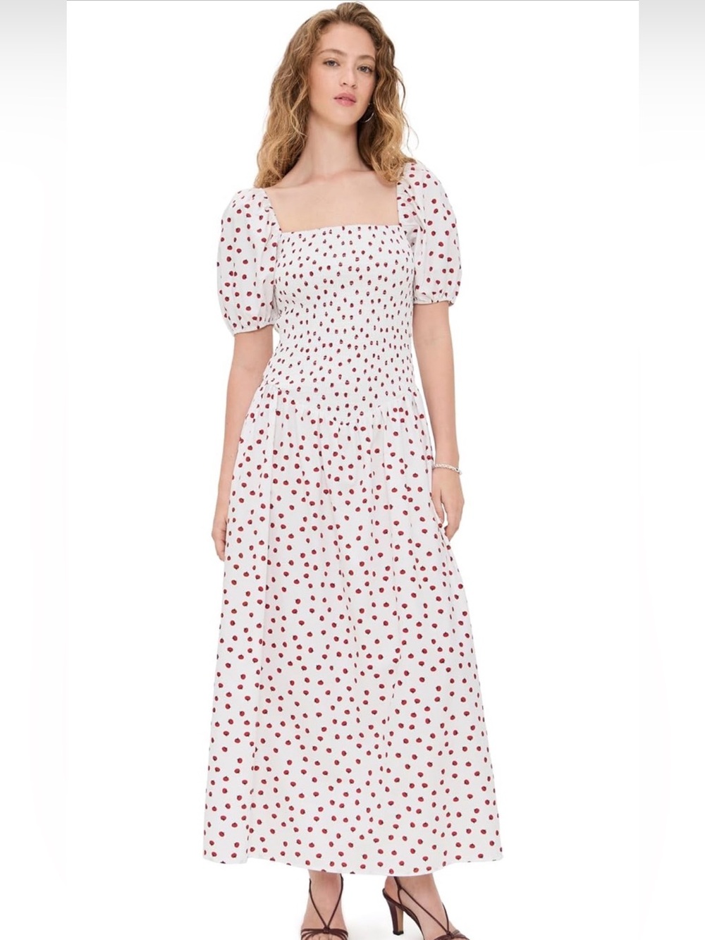 O.P.T. Nan Tomato Print Maxi Dress